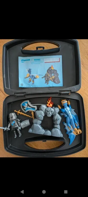 Playmobil chevalier et dragon