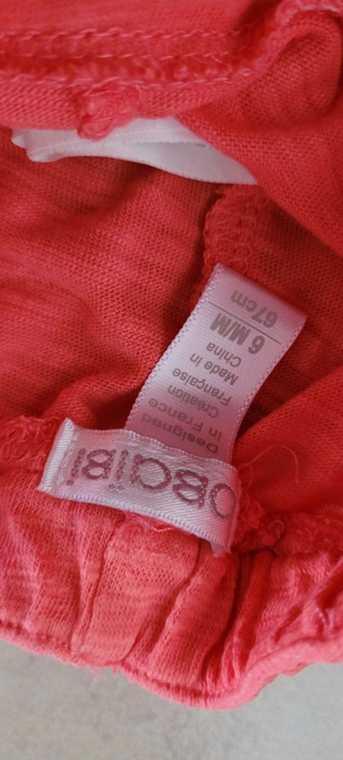 Lot de 3 shorts bébé fille 6 mois - photo numéro 4