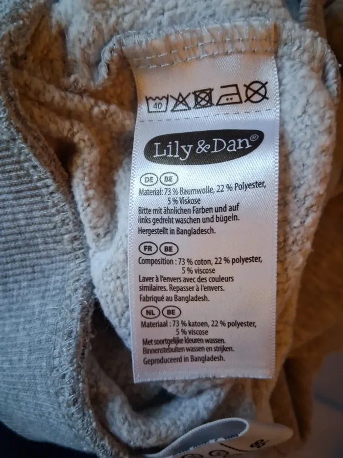 Pantalon de survêtement Lily & Dan taille 3 ans - photo numéro 5