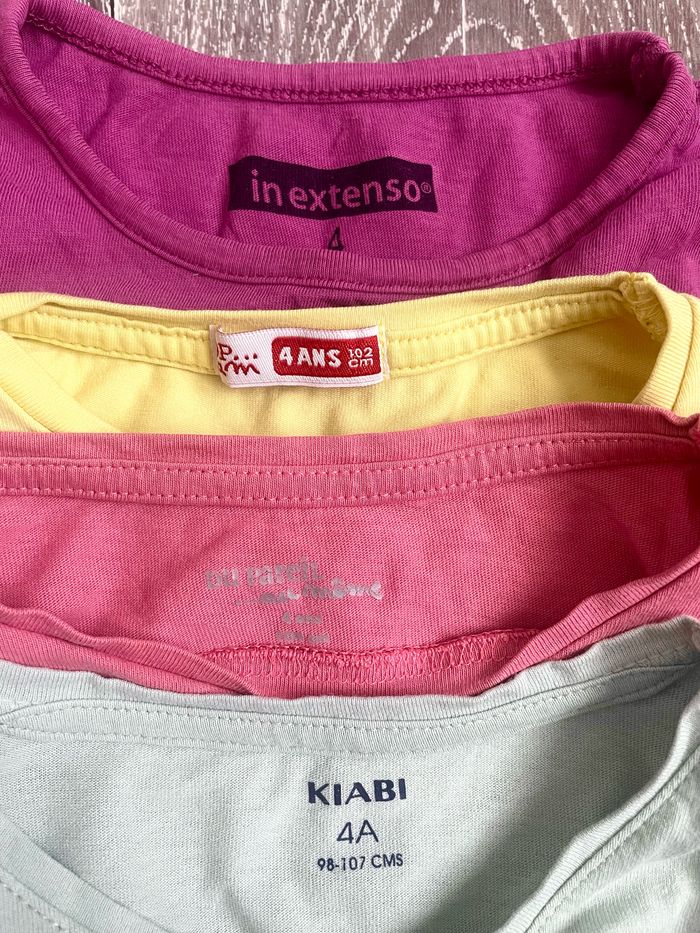 4 t-shirts à manches courtes 4 ans - photo numéro 8
