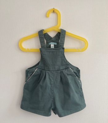 salopette courte bébé fille 9 mois