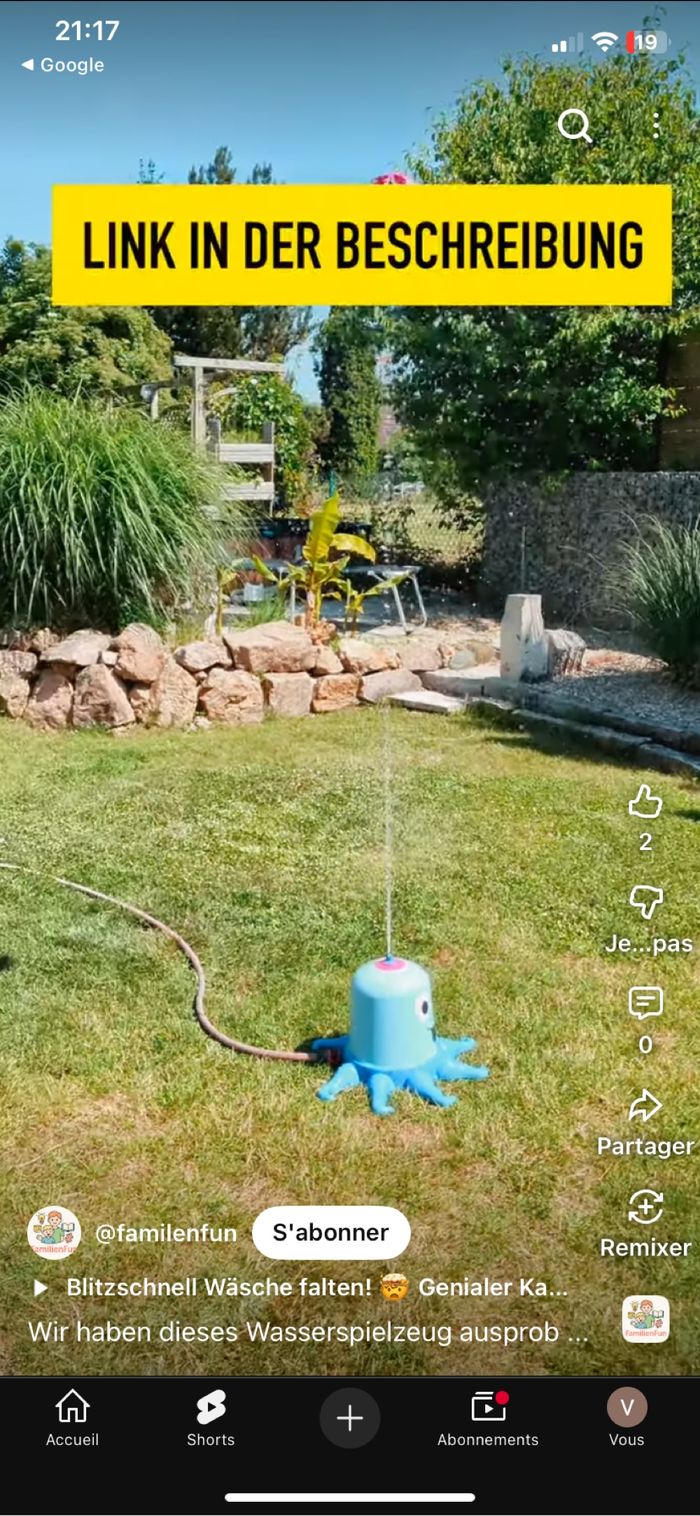 Super Jeu d'eau pieuvre big Aqua nauti dès 3 ans - photo numéro 9