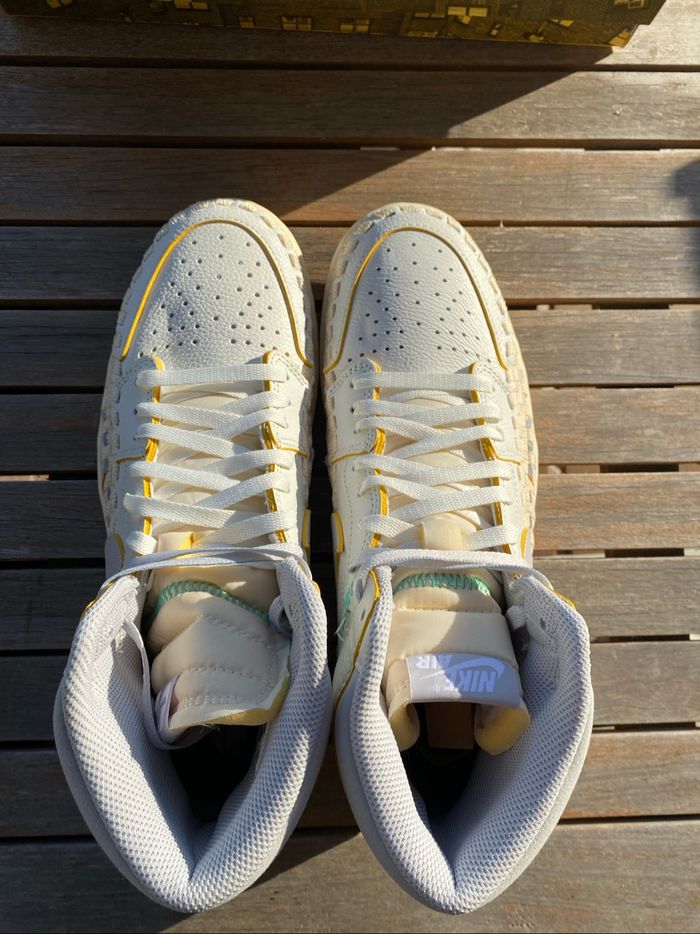 Union x Bephies Beauty Supply x Air Jordan 1 High OG Woven - photo numéro 2