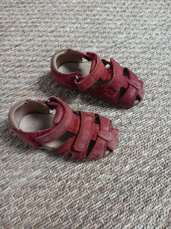Sandales rouges été shoopom 23