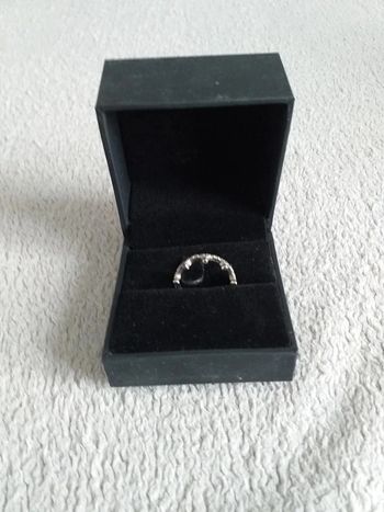 Bague couronne argent 925 taille 54