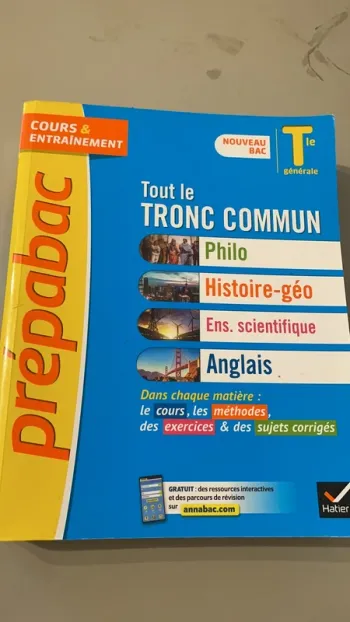Prépa Bac tronc commun