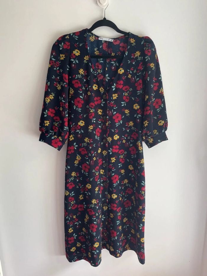 Robe fleurie Lefties M – décolleté V