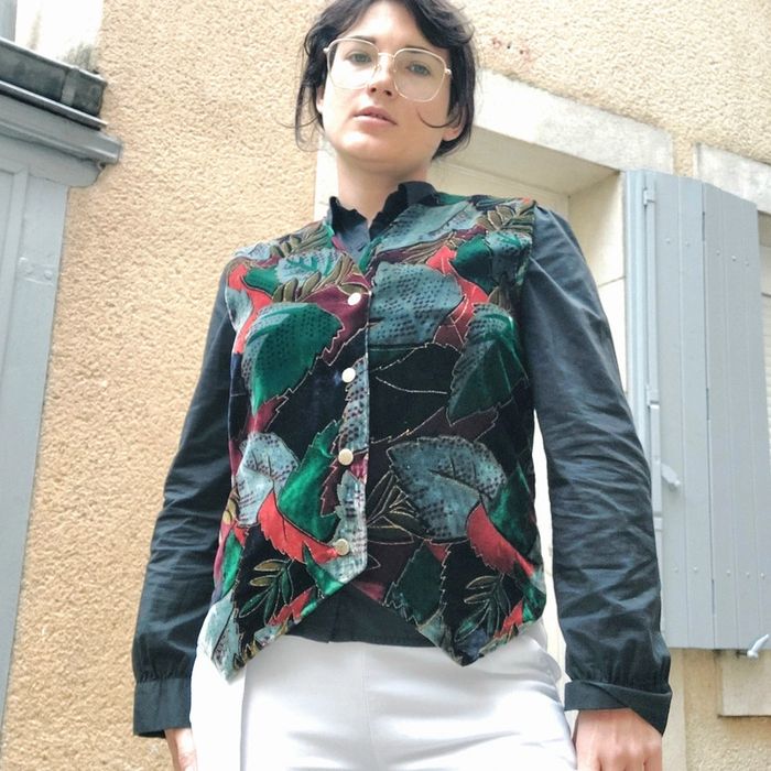 Magnifique gilet sans manches Vintage - photo numéro 2