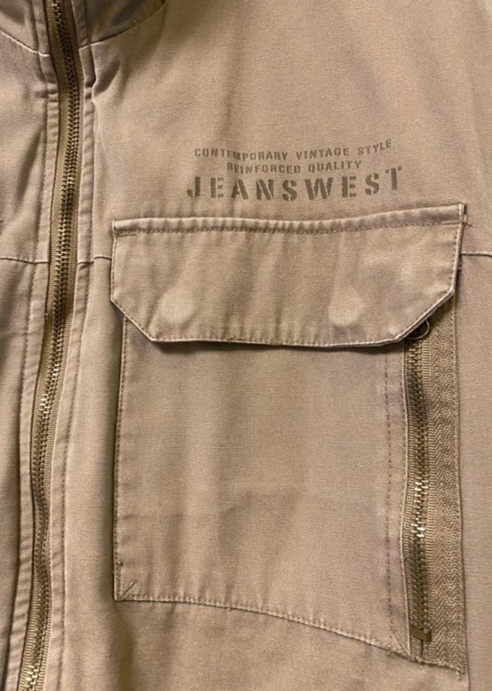 Manteau beige JeansWest taille S/M entre aisselles 60 cm - photo numéro 3
