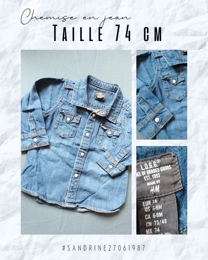 Chemise en jean