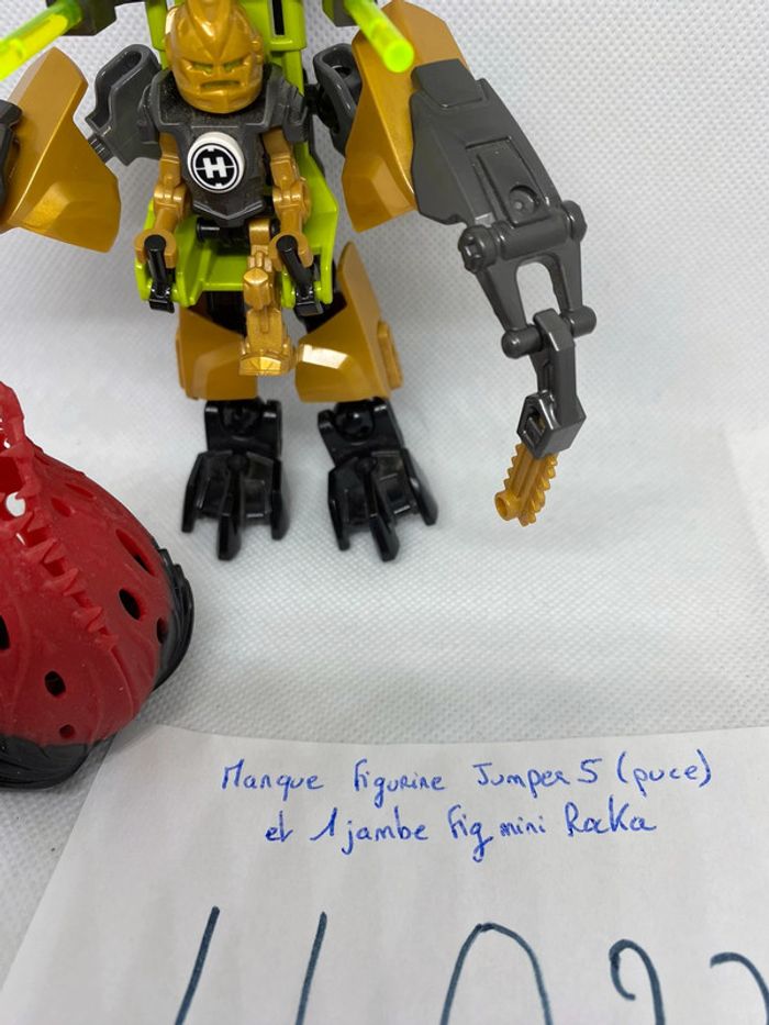 Lego hero factory, heroes 44023 Rocka Crawler. Incomplet en fig - photo numéro 3