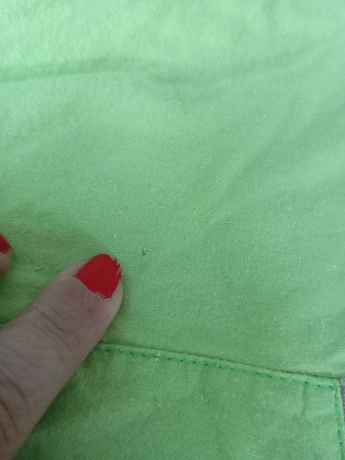 Pantalon coton extra large bicolore - photo numéro 8