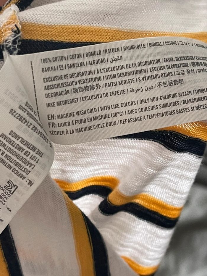 Marinière boyfriend manches longues Hollister taille XS/S - photo numéro 4