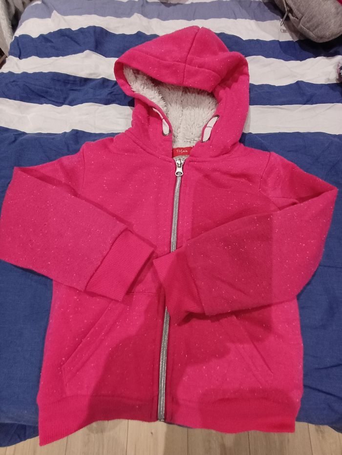 Sweat zippée et rembourré chaud 5 ans tissaia