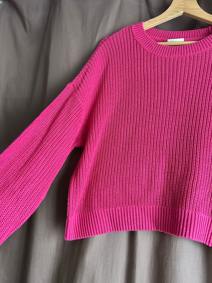 Pull hiver rose fuchsia - photo numéro 6