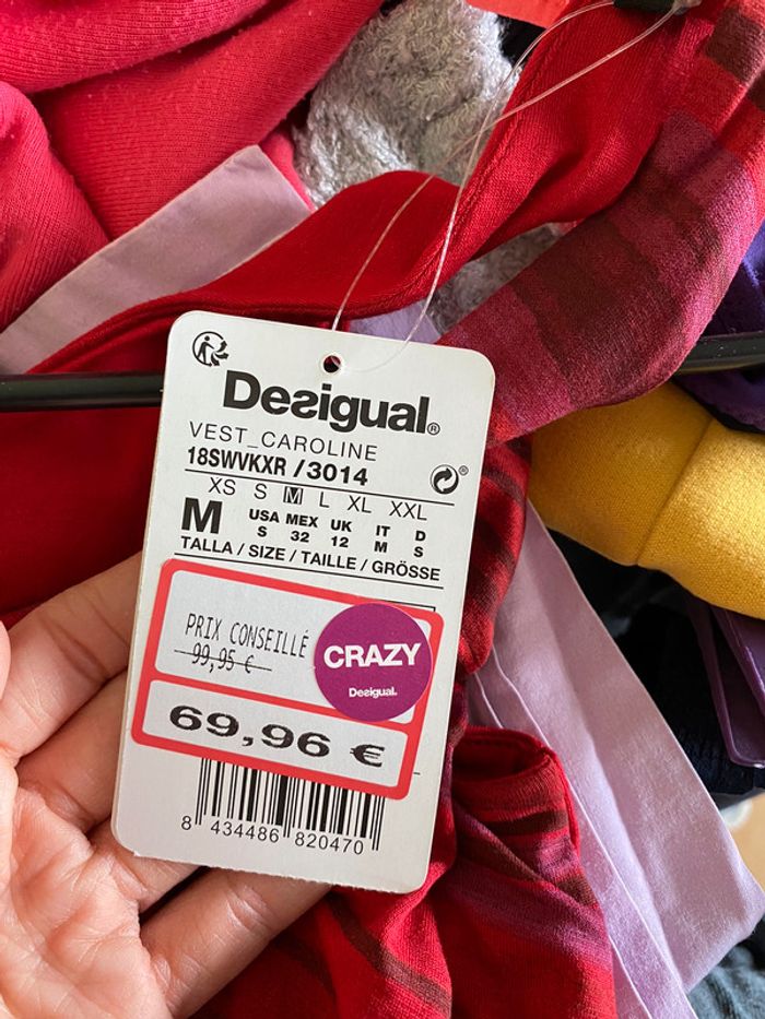 Robe Desigual rouge Taille M neuve - photo numéro 4