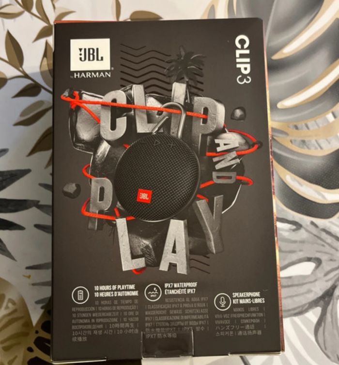 Enceinte JBL Bluetooth portable Noir Clip 3 - photo numéro 3