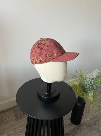 Casquette Gucci rouge 