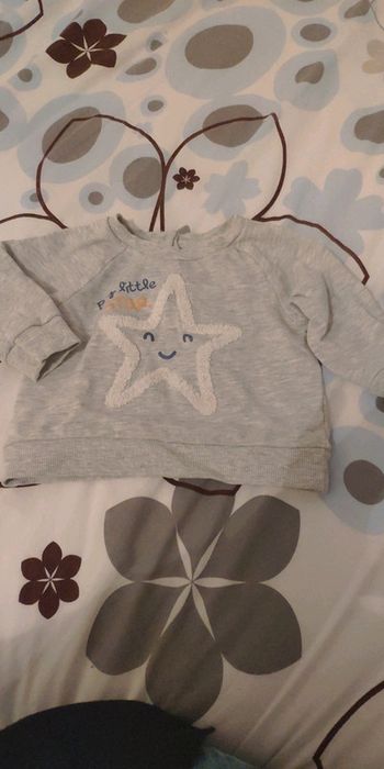 Sweat gris 12 mois