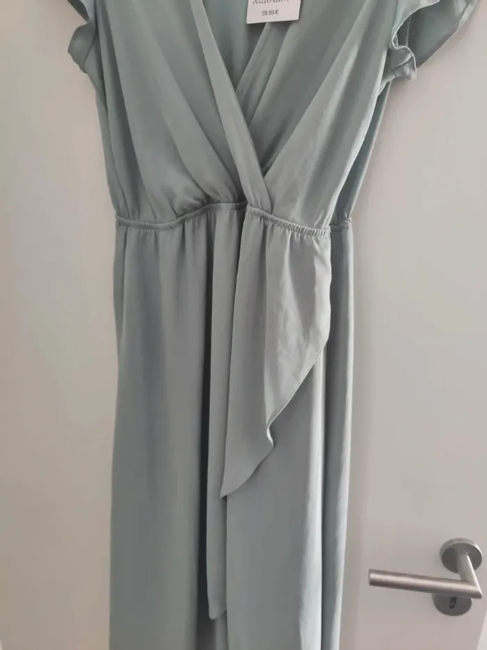 Robe asymetrique amande 38 naf naf neuve avec étiquette - photo numéro 6