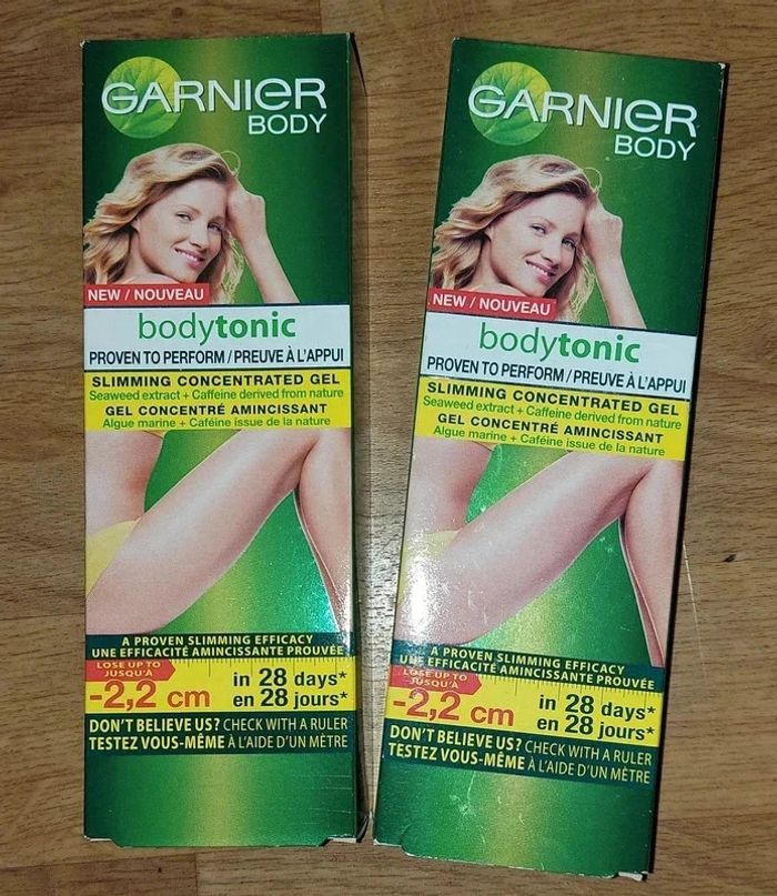 2 gels bodytonic garnier