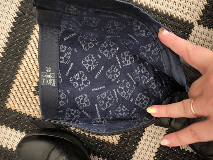 Botte en cuir dorking taille 36 noir - photo numéro 6