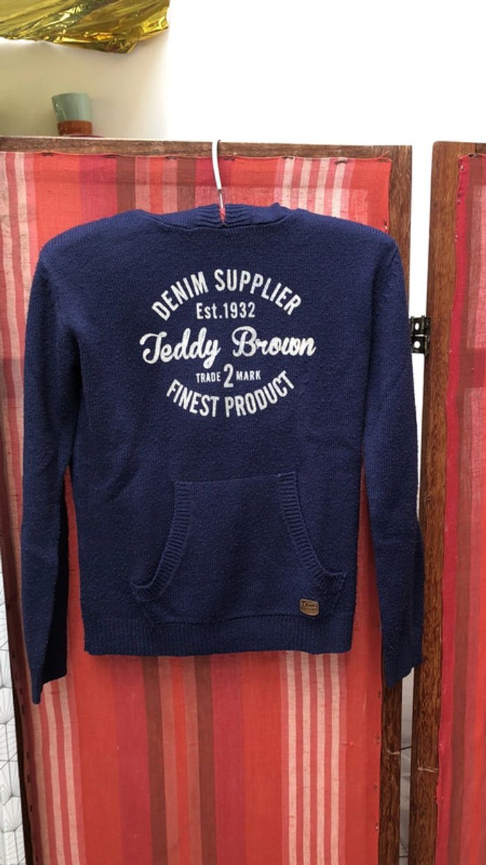 Pull fin à capuche garçon 12 ans
