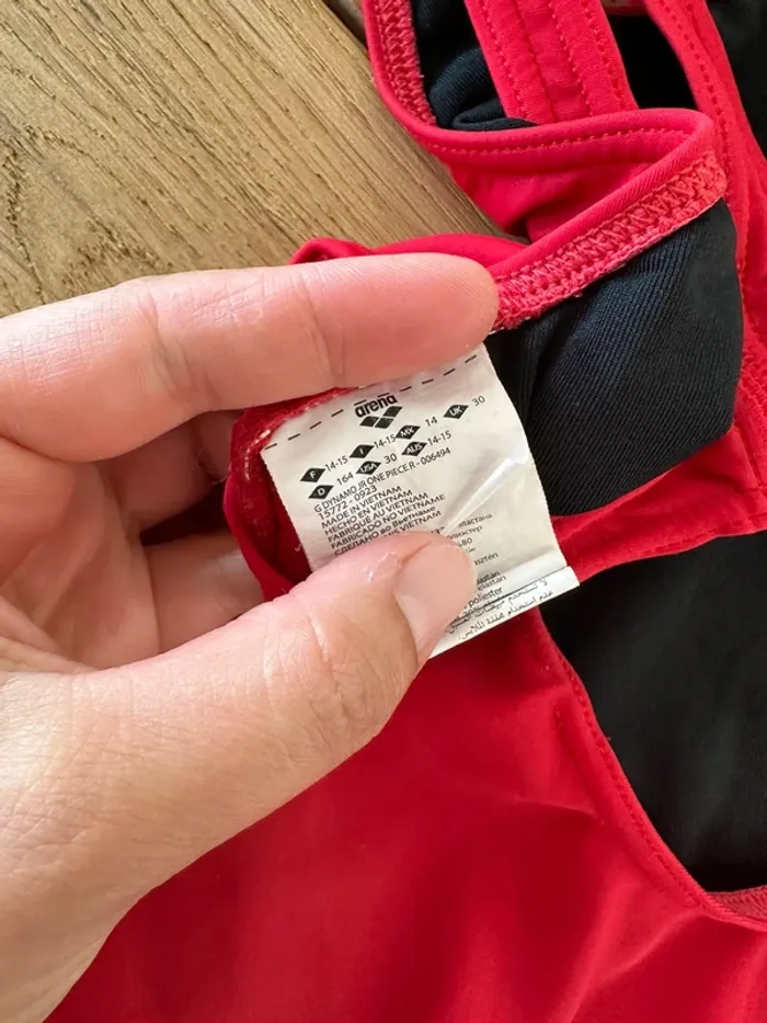 Maillot de bain Arena rouge - photo numéro 5