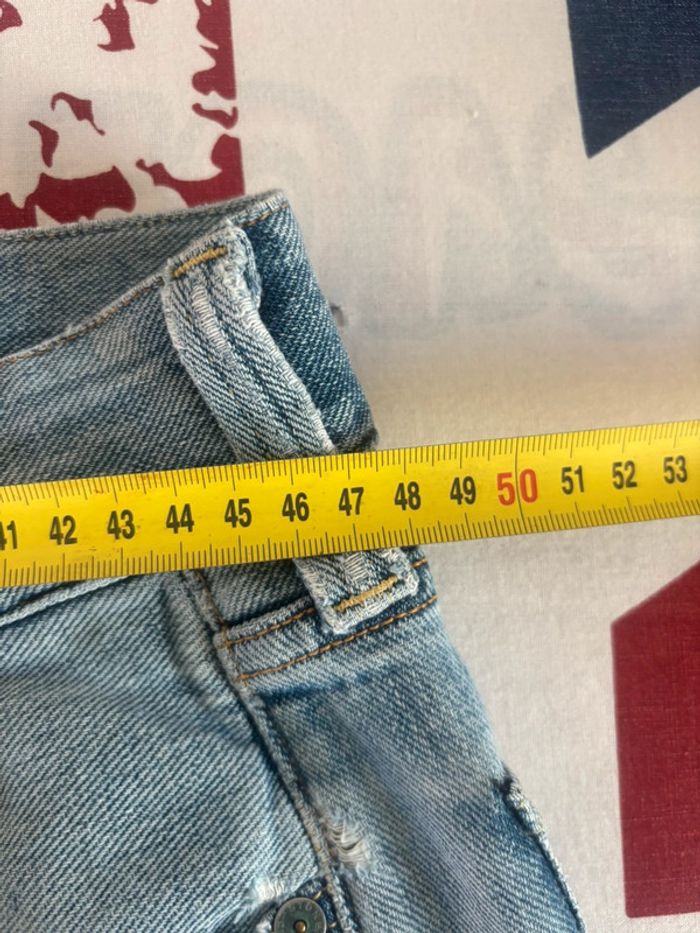 Jeans coupe courte à bouton Stone Island taille 46/47 bleu clair - photo numéro 14