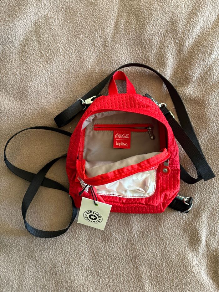 Sac à dos et bandoulière kipling coca cola - photo numéro 4