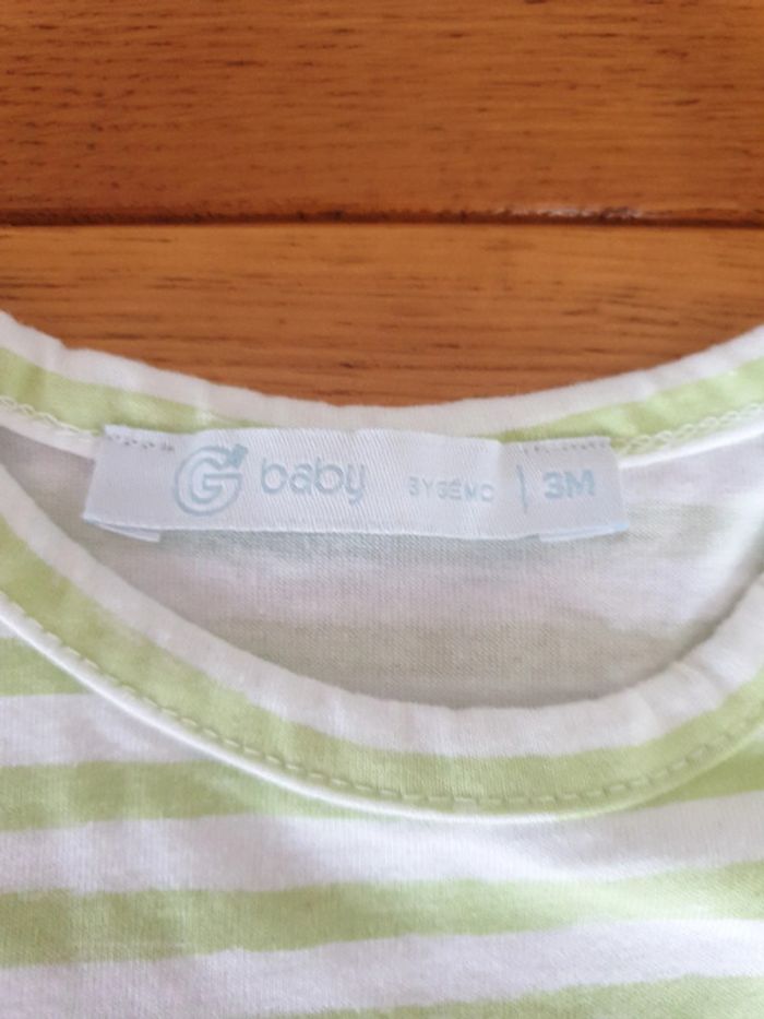 Tee-shirt débardeur Gémo 3 mois - photo numéro 3