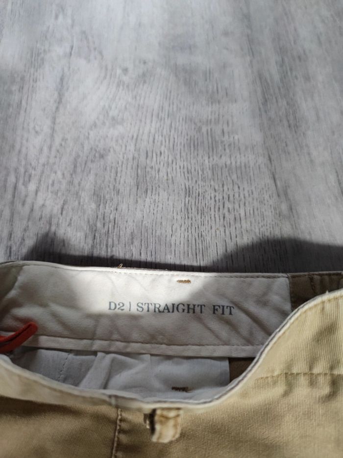 Pantalon Dockers Chino D2 Straight Fit Beige Taille W34-L30 Homme - photo numéro 6