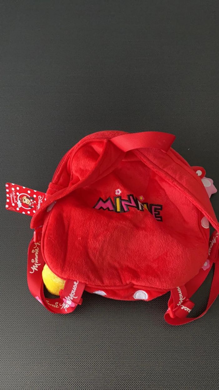 Sac à dos avec peluche Minnie - photo numéro 3