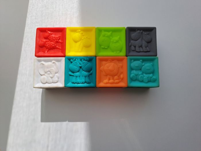 Lot 8 cubes sensoriels, infantino - photo numéro 4