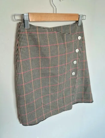 jupe à carreaux cache-cache taille 34