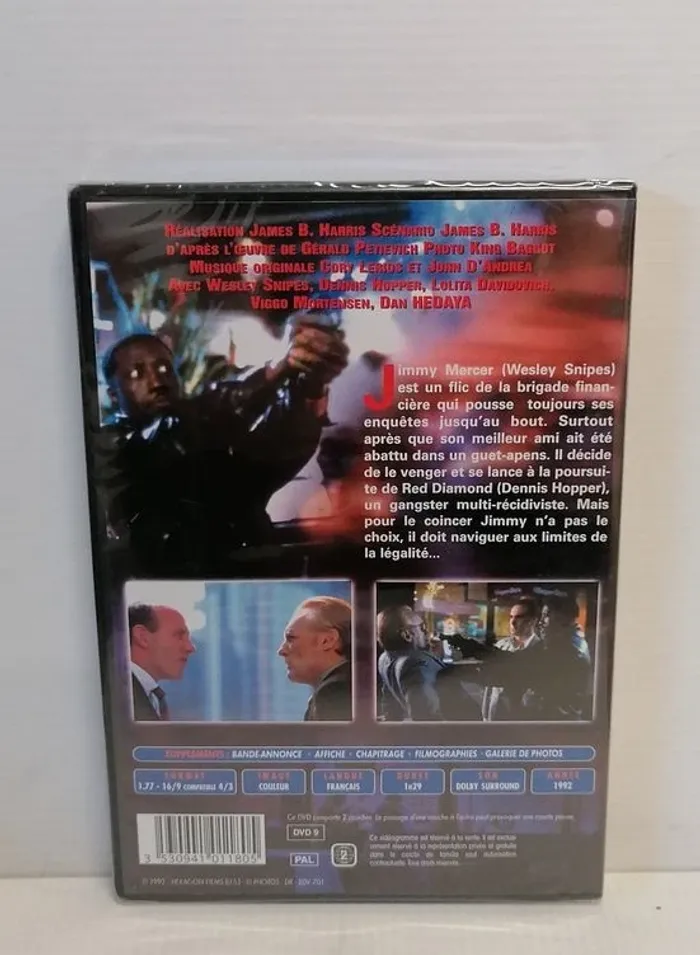 Dvd L'extreme limite / Wesley Snipes, Dennis Hoppe (Neuf sous blister) - photo numéro 2