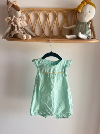 Combinaison short Obaïbi bleu