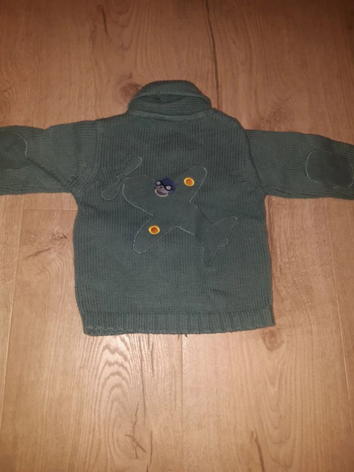 Gilet vert TBE 3mois DPAM - photo numéro 3