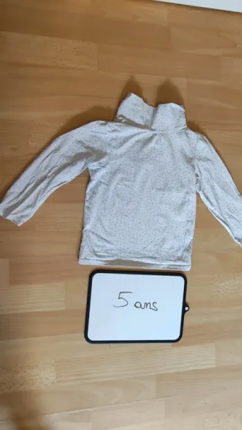 Sous pull taille 5 ans