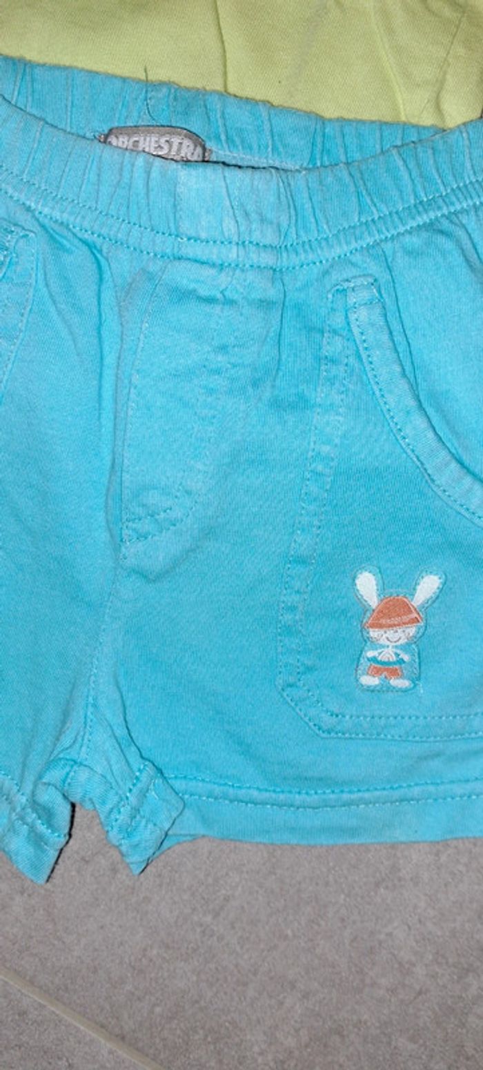 Ensemble Tee-shirt et short Orchestra 6 mois - photo numéro 3