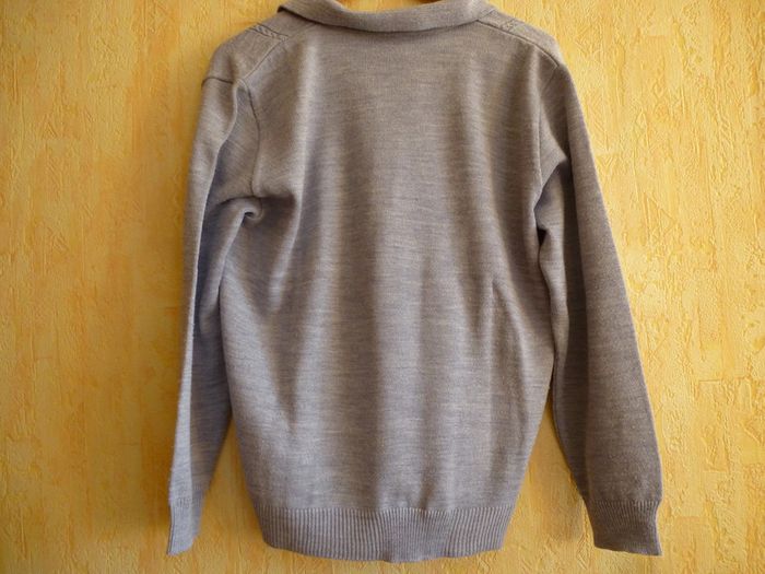 Pull d'hiver homme gris - photo numéro 7
