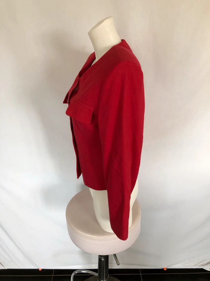 Veste rouge foncé vintage Le Look taille 36 très bon état - photo numéro 7