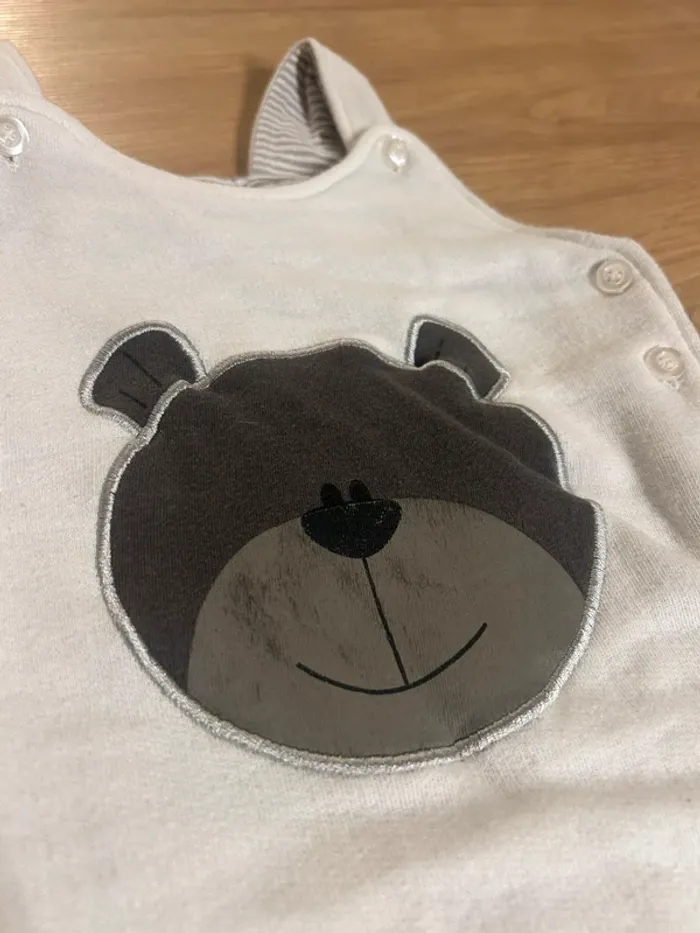 Salopette épaisse blanche 🐻 - photo numéro 2