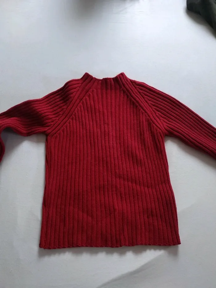 Pull Rouge Col Bateau - photo numéro 2