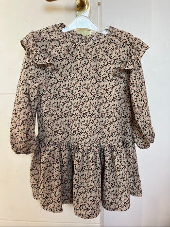 Robe Zeeman écru fleurs