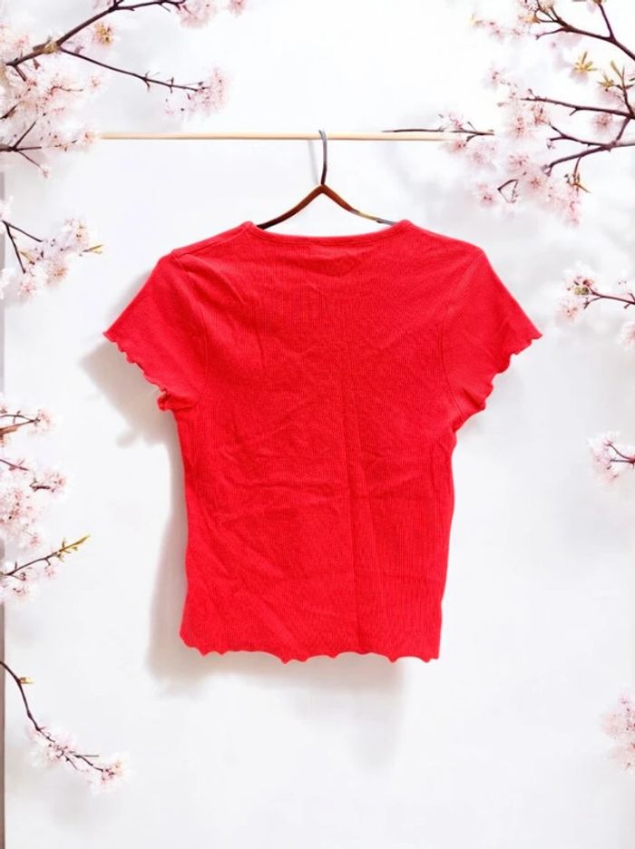 🎀Teeshirt rouge fille taille S/16 ans🎀 - photo numéro 2