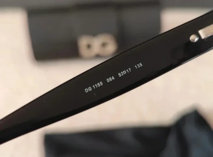Monture lunettes de vue femme d&g avec étui boîte - photo numéro 10