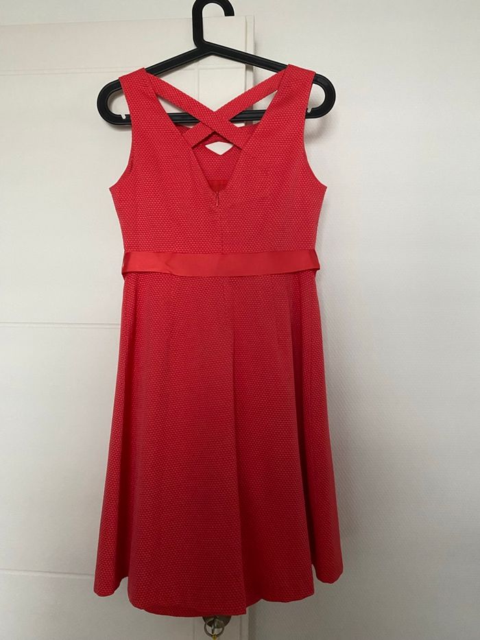 Robe Jacqueline Riu taille 36 corail - photo numéro 2