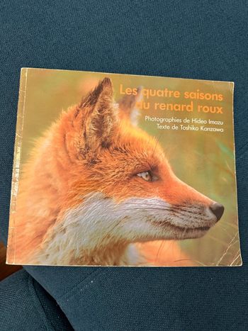 Les quatre saisons du renard roux livre album Hideo Imazu Toshiko Kanzawa