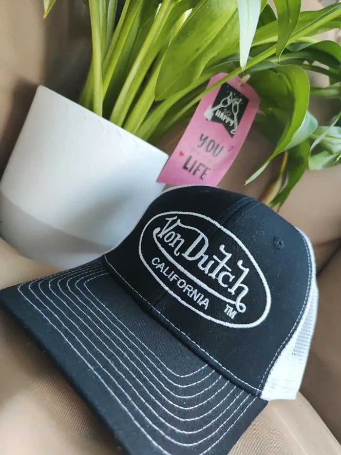 Casquette Trucker Von Dutch noire